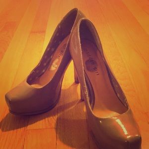 Madden Girl Taupe Heels